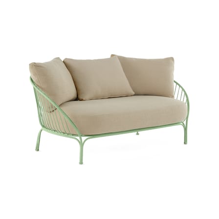 Canapé de jardin 2 places HiRay / L 162 cm - Coussins INCLUS - Kartell
