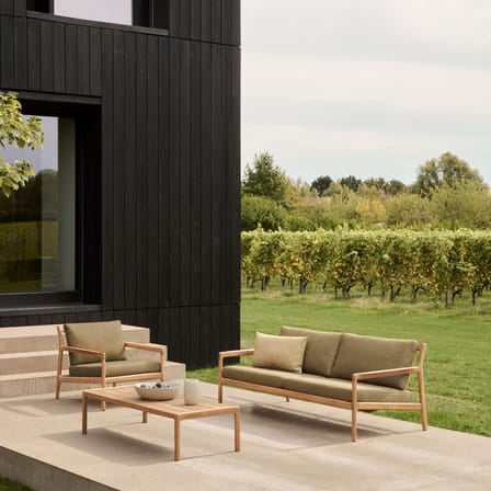 Canapé de jardin 2 places Jack Outdoor / L 180 cm - Teck - Ethnicraft