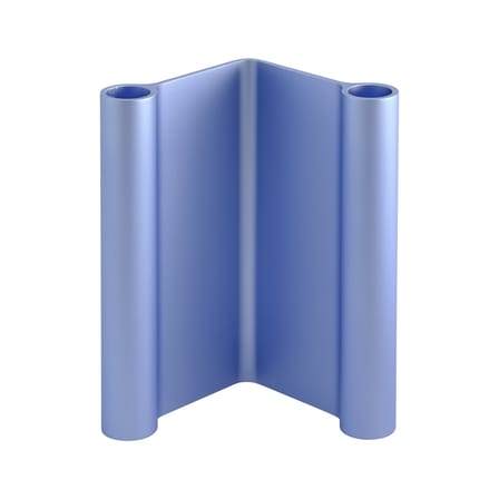 Candeliere Pair metallo blu / H 18 cm - Muuto