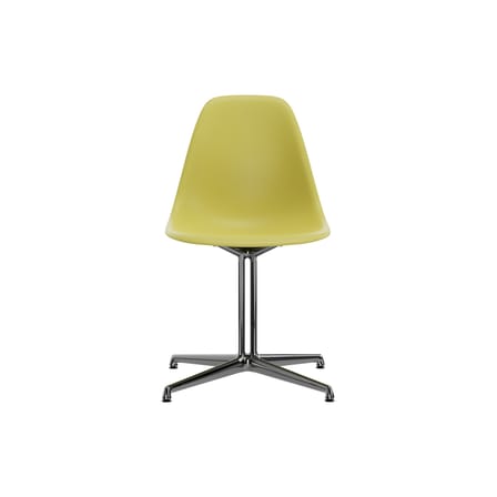 Chaise RE DSL - Eames Plastic Side Chair jaune / (1950) - Pied La Fonda / Recyclé - Vitra