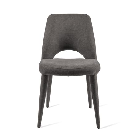 Chaise rembourrée Holy tissu gris - POLSPOTTEN