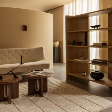 Étagère Crescent High bois naturel / L 150 x H 173 cm - Audo Copenhagen