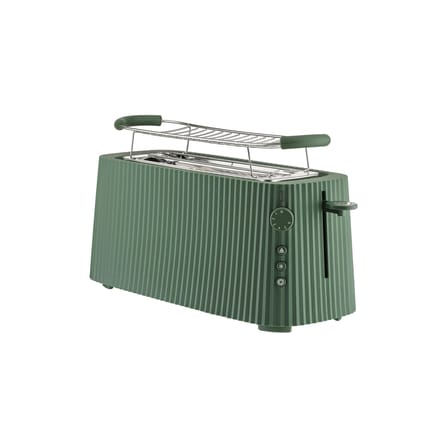 Grille-pain Plissé plastique vert / Long -  4 tranches / 1700W - Alessi