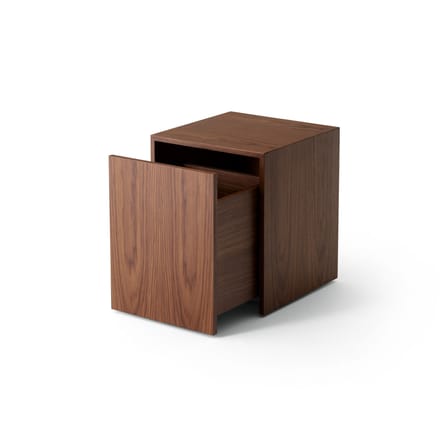 Table d'appoint Mass / Tiroir - 40 x 40 x H 47 cm - NEW WORKS