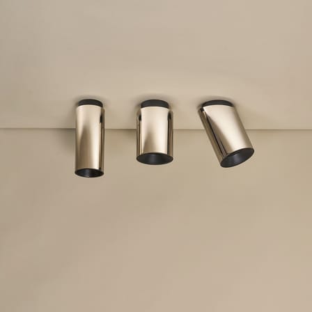Plafonnier Tobo C85 métal / Ø 8,5 x H 13 cm - DCW éditions