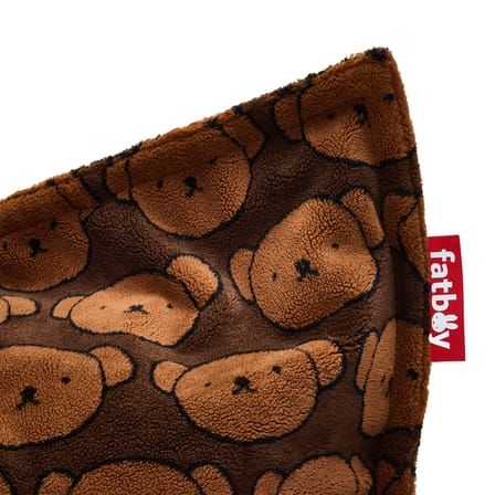 Pouf Original Slim Teddy x Miffy / 155 x 120 cm - Tissu duveteux - Fatboy