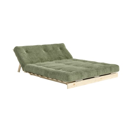 Canapé convertible Roots / L 140 cm - 3 positions / Structure pin clair - KARUP