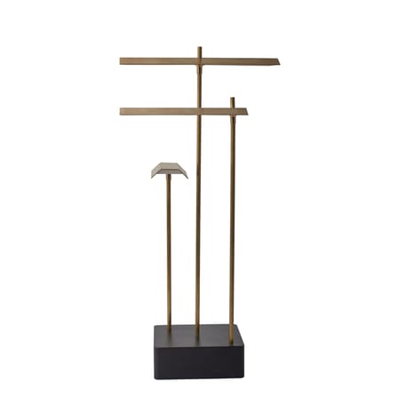Schnurlosleuchte Knokke LED gold metall / H 35 cm - Aufladbar über USB - DCW éditions