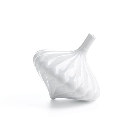 Soliflore Piao céramique blanc / Ø 14 x H 12 cm - Moustache