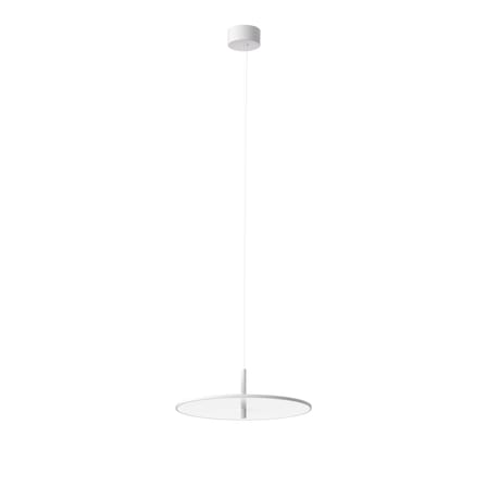 Suspension My Disc  LED métal blanc / Ø 60 cm - Flos