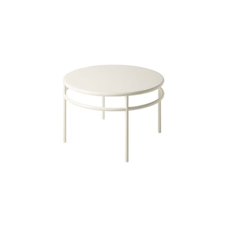 Table basse T37 métal blanc / Ø 80 x H 49.5 cm - Tolix