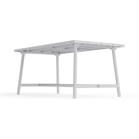 Table rectangulaire Fred's métal gris / 170 x 90 cm - 6 personnes - Fatboy