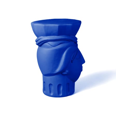 Tabouret Magna Graecia - Testa di Moro Woman céramique bleu - Seletti