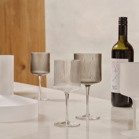 Set de 2 verre à vin blanc Ripple / 26 cl - Ferm Living