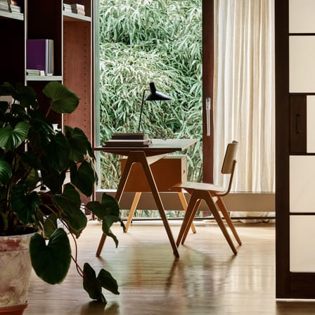 Bureau Daystak RD3 bois naturel / Robin Day, 1951 - &tradition