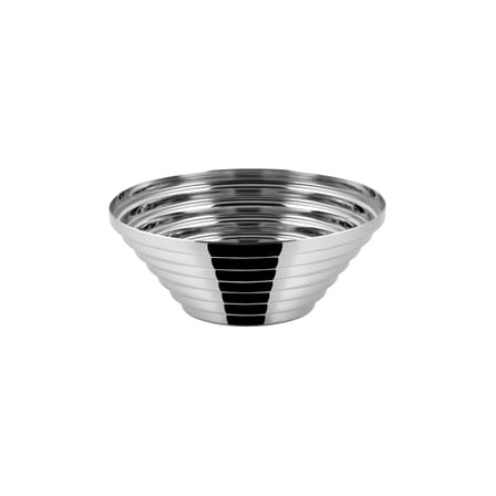 Corbeille Maya métal argent / Giulio Confalonieri, 1977 - Ø 20 cm - Alessi