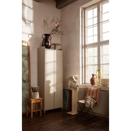 Coussin Grand tissu beige / Lin & coton - 50 x 50 cm - Ferm Living