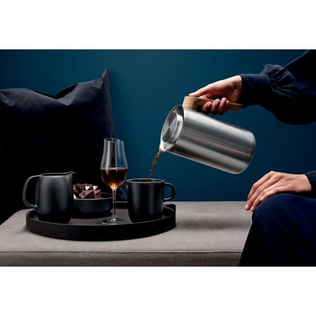 Nordic Kitchen Cup ceramic black / Sandstone - 40 cl - Eva Solo