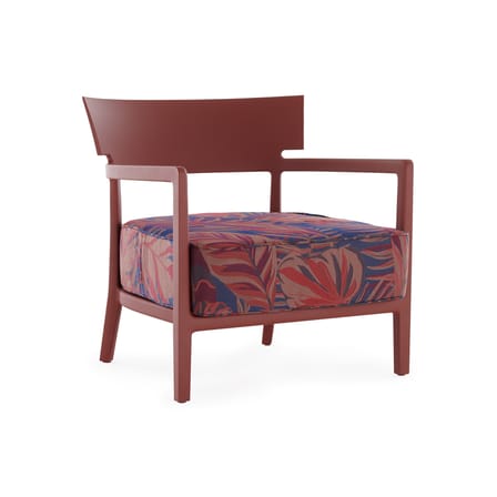 Fauteuil rembourré Cara OUTDOOR x Liberty - Kartell
