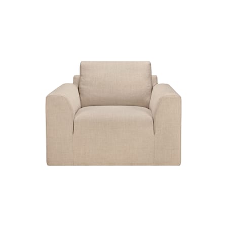 Fauteuil rembourré Ease tissu beige - Ethnicraft