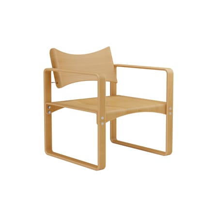 Fauteuil Series 270 F bois jaune / Verner Panton (1965) - Verpan