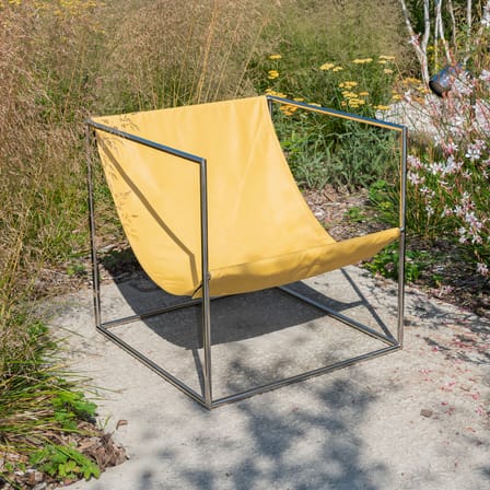 Fauteuil Solo tissu jaune Outdoor - valerie objects