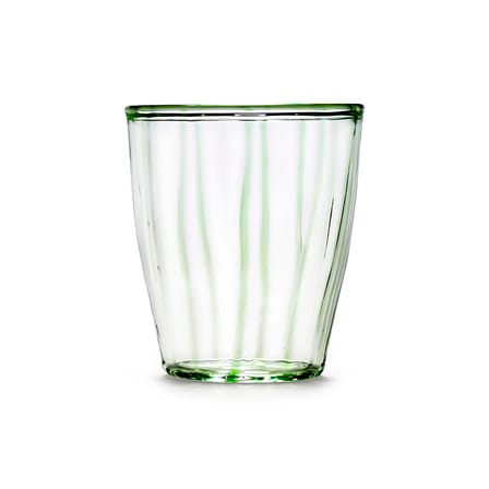 Glas Yam 02 glas grün / Set von 4 - Serax
