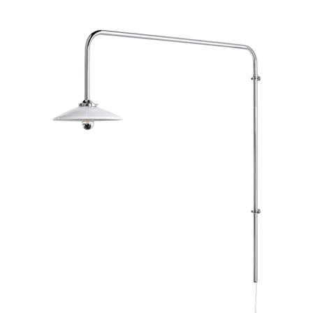 Wandleuchte mit Stromkabel Hanging Lamp n°5 metall silber / H 100 x B 90 cm - valerie objects