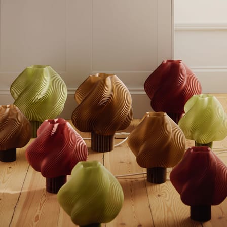 Lampe de table Soft Serve Regular marron / H 26 cm - CRÈME ATELIER