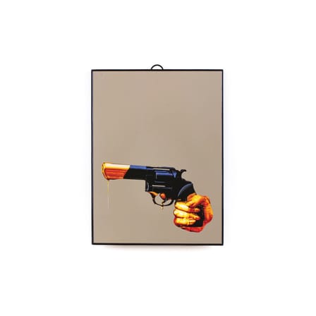 Miroir Toiletpaper plastique multicolore / Revolver - Medium H 30 cm - Seletti