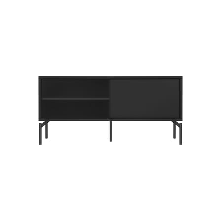 Mobile TV Met Mini legno nero / L 116 x H 55 cm - NOO.MA