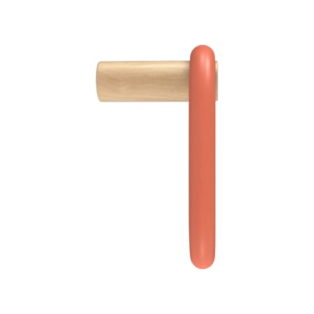 Patère Fernand bois orange Verticale - Hartô