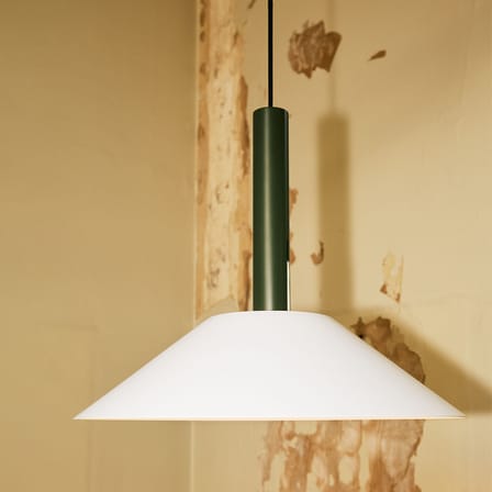 Hook Small Pendant metal green / Ø 50 x H 42.4 cm - NINE