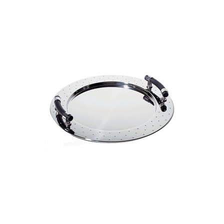 Plateau Graves métal noir / Ø 48 cm - Alessi