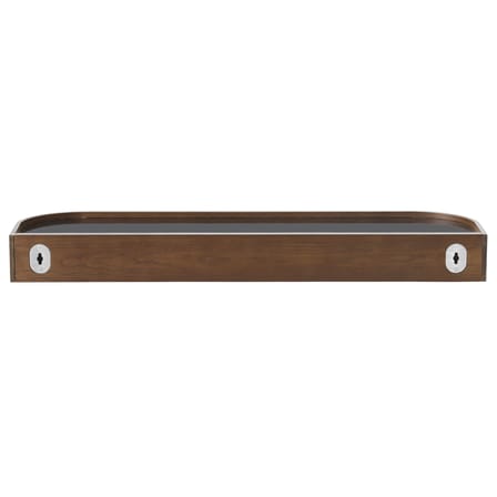 Scaffale Epoch legno naturale / L 79 cm - Reversibile - Menu