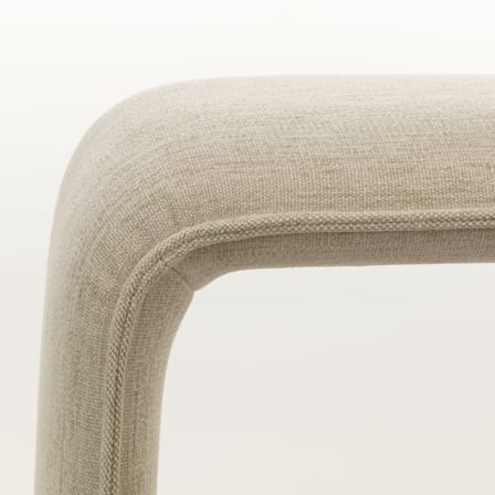 Set fauteuil & banc Bascule Highback tissu beige / Mécanisme d’inclinaison - Pieds chêne - Vitra