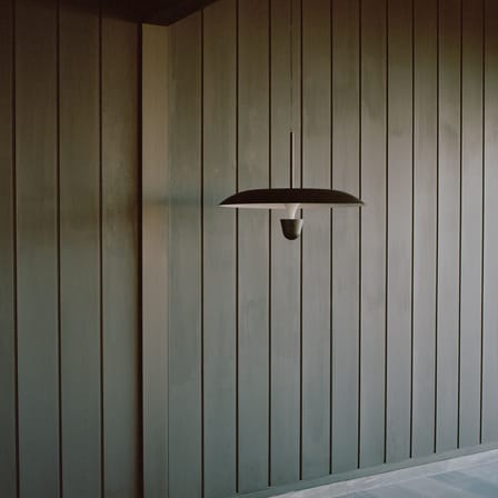 Suspension Kantarell LED métal noir / Ø 55 cm - NEW WORKS