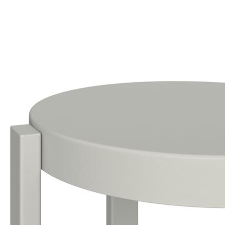 Tabouret haut Doon métal gris / H 65 cm - NOO.MA