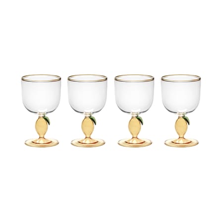 Weinglas Yam 06 glas gelb / Set von 4 - Serax
