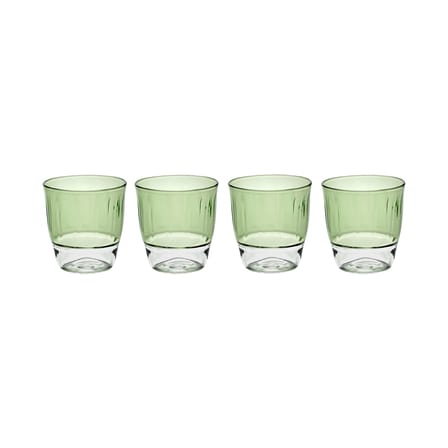 Bicchiere Yam 01 vetro verde / Set di 4 - Serax