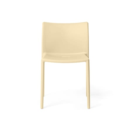 Chaise empilable Air-Chair plastique beige / Jasper Morrison, 2000 - Magis