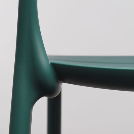 Chaise empilable Cassia Bistrot bleu - NARDI