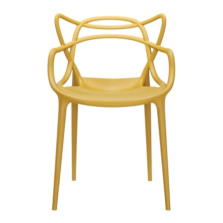 Chaise empilable Masters jaune / Philippe Starck, 2010 - Kartell
