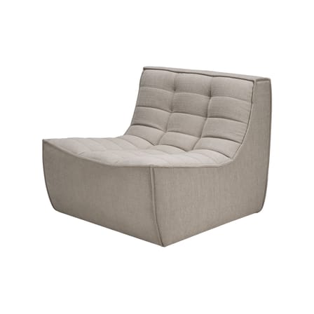 Chauffeuse N701 tissu beige / Coton recyclé - Ethnicraft