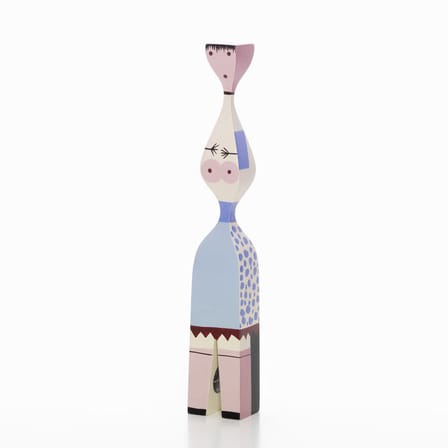 Décoration Wooden Dolls - No. 7 bois multicolore / By Alexander Girard, 1952 - Vitra