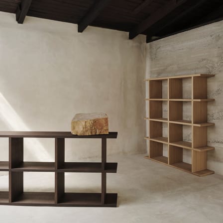 Étagère Kona 2x4 bois naturel / L 122,5 x H 141 cm - Ferm Living