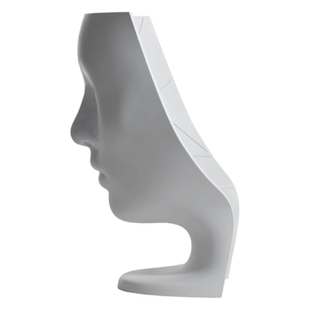 Fauteuil Nemo plastique noir / Version fixe - Coloris mat - Driade