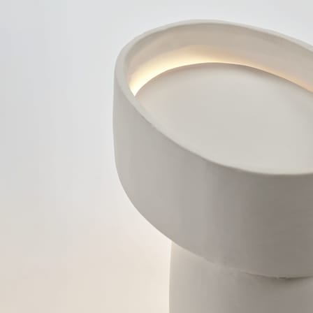Lampe de table Romé céramique blanc / H 23,5 cm - Serax