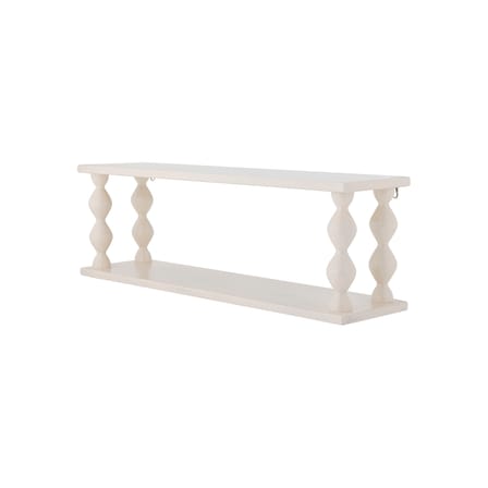 Mensola a muro Salino legno bianco / L 80 x H 26 cm - Bloomingville