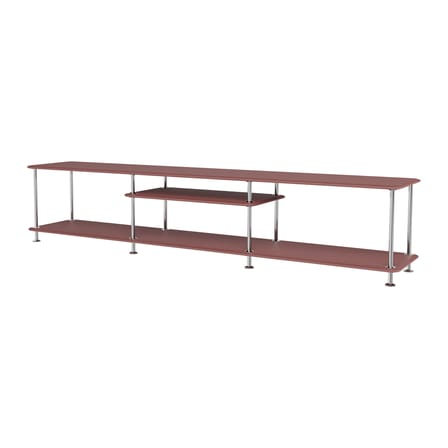 Console basse Montana Free 111010 bois marron / L 203,4 x P 38 x H 41,7 cm - MONTANA